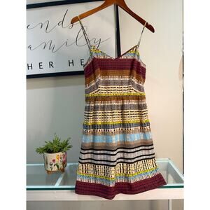 ✨ Broadway & Broome Silk Printed Slip Dress – Size 4 ✨